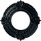 Ekena Millwork Benson Ceiling Medallion (Fits Canopies up to 4 1/8"), 9"OD x 4 1/8"ID x 5/8"P, Night Shade CM09BNNSF - alternate 1